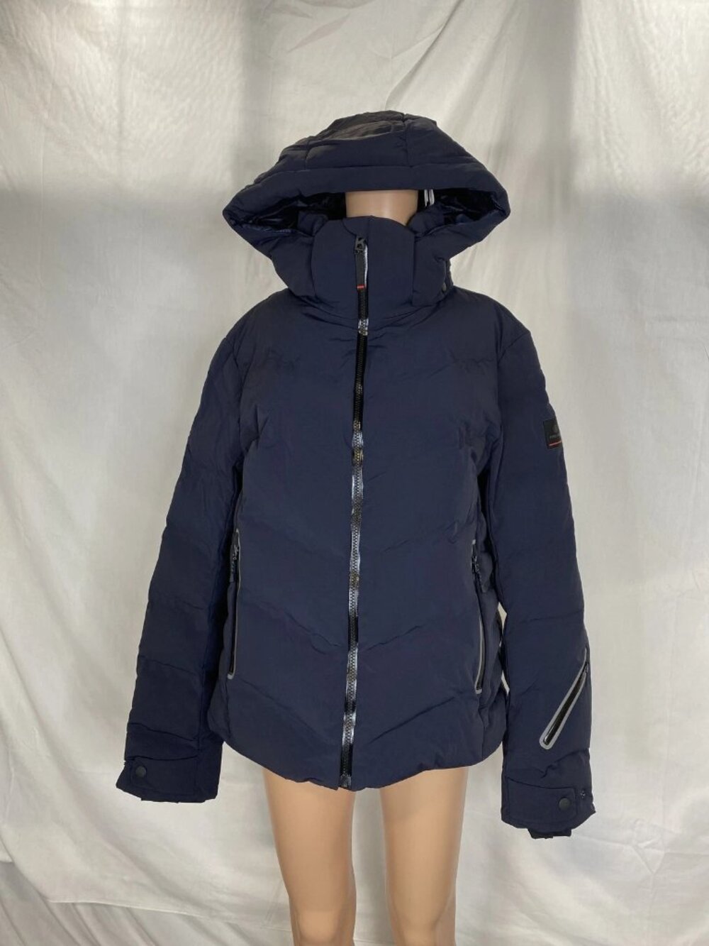 Fire & Ice Women's Tec Sael Warm Water-Resistant Ski Jacket Size XL Navy